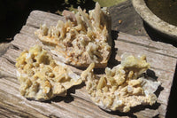 Natural Fairy Spirit Quartz Clusters x 3 From Boekenhouthoek, South Africa