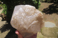 Polished Partially Arcadian Quartz Crystal x 1 From Angola