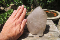 Polished Partially Arcadian Quartz Crystal x 1 From Angola