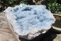 Natural Celestite Geode Specimen x 1 From Sakoany, Madagascar