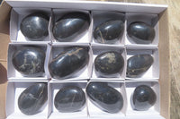 Polished Pharaoh Stone Palm Stones x 12 From Zimbabwe