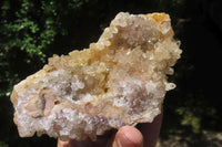 Natural Limonite Quartz Clusters x 4 From Solwezi, Zambia