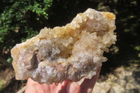 Natural Limonite Quartz Clusters x 4 From Solwezi, Zambia