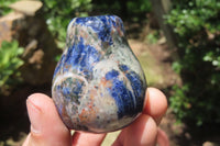 Polished Sodalite Fruit Carvings x 6 From Namibia