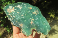 Polished On One Side Emerald Mtorolite x 2 From Mutorashanga, Zimbabwe