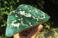 Polished On One Side Emerald Mtorolite x 2 From Mutorashanga, Zimbabwe