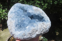 Natural Celestite Geode Specimen x 1 From Sakoany, Madagascar