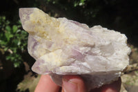 Natural Sugar Amethyst Quartz Clusters x 9 from Solwezi, Zambia