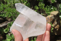 Polished Clear Quartz Clusters x 2 From Madagascar