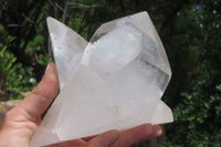 Polished Clear Quartz Clusters x 2 From Madagascar