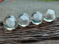 Polished Large Blue Lace Agate cobbed piece in PVC Resin Sphere - sold per item - From Namibia