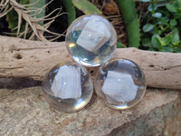 Polished Large Blue Lace Agate cobbed piece in PVC Resin Sphere - sold per item - From Namibia