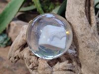 Polished Large Blue Lace Agate cobbed piece in PVC Resin Sphere - sold per item - From Namibia