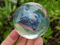 Polished Large Sodalite cobbed piece in PVC Resin Sphere - sold per item - From Namibia