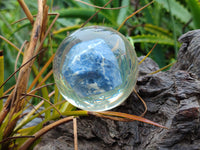 Polished Large Sodalite cobbed piece in PVC Resin Sphere - sold per item - From Namibia