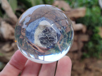 Polished Large Sodalite cobbed piece in PVC Resin Sphere - sold per item - From Namibia