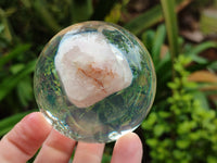 Polished Rose Quartz Free Form in PVC Resin Spheres - sold per item - From South Africa