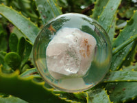 Polished Rose Quartz Free Form in PVC Resin Spheres - sold per item - From South Africa