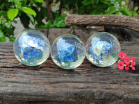 Polished Lapis Lazuli in PVC Resin Spheres - sold per item - From Afghanistan