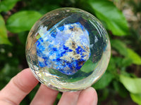 Polished Lapis Lazuli in PVC Resin Spheres - sold per item - From Afghanistan