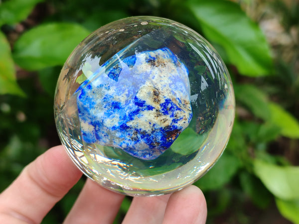 Polished Lapis Lazuli in PVC Resin Spheres - sold per item - From Afghanistan