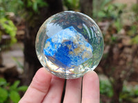 Polished Lapis Lazuli in PVC Resin Spheres - sold per item - From Afghanistan