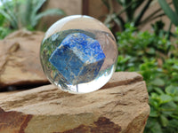 Polished Lapis Lazuli in PVC Resin Spheres - sold per item - From Afghanistan