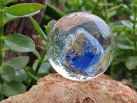 Polished Lapis Lazuli in PVC Resin Spheres - sold per item - From Afghanistan