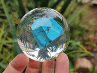 Polished Cobbed Blue Howlite in PVC Resin Spheres - sold per item - From Zimbabwe