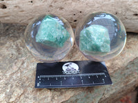 Polished Aventurine in PVC Resin Spheres - sold per item - From Zimbabwe