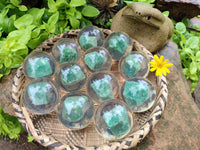 Polished Aventurine in PVC Resin Spheres - sold per item - From Zimbabwe