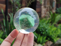 Polished Aventurine in PVC Resin Spheres - sold per item - From Zimbabwe