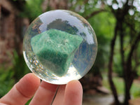 Polished Aventurine in PVC Resin Spheres - sold per item - From Zimbabwe