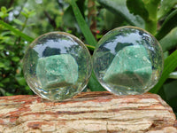 Polished Aventurine in PVC Resin Spheres - sold per item - From Zimbabwe