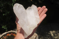 Natural Clear Quartz Clusters x 3 From Madagascar