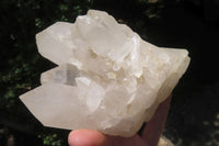 Natural Clear Quartz Clusters x 3 From Madagascar