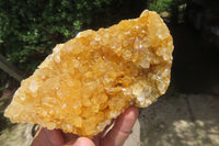 Natural Limonite Quartz Clusters x 6 From Solwezi, Zambia