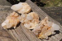 Natural Quartz Clusters x 4 From Madagascar