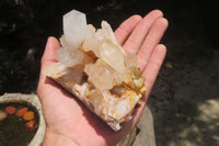 Natural Quartz Clusters x 4 From Madagascar