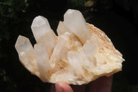 Natural Quartz Clusters x 4 From Madagascar