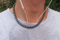 Polished Hematite Beaded Necklace and Bracelet Combo Set  - Sold Per Set - From Southern Africa