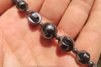 Polished Hematite Beaded Necklace - Sold Per Item - From Southern Africa