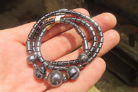 Polished Hematite Beaded Necklace - Sold Per Item - From Southern Africa