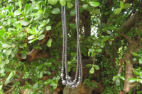 Polished Hematite Mixed Bead Beaded Necklace - Sold Per Item - From Southern Africa