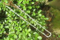 Polished Watermelon Fluorite Beaded Tumble Chip Necklace - Sold Per Item - From Namibia