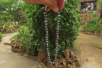 Polished Hematite Faceted Beaded Necklace - Sold Per Item - From Southern Africa