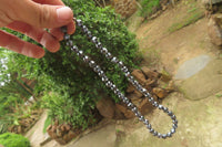 Polished Hematite Faceted Beaded Necklace - Sold Per Item - From Southern Africa