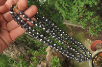 Polished Hematite Faceted Beaded Necklace - Sold Per Item - From Southern Africa