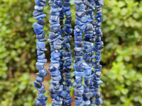 Polished Sodalite Beaded Tumble Chip Necklace - Sold Per Item - From Namibia