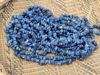 Polished Sodalite Beaded Tumble Chip Necklace - Sold Per Item - From Namibia